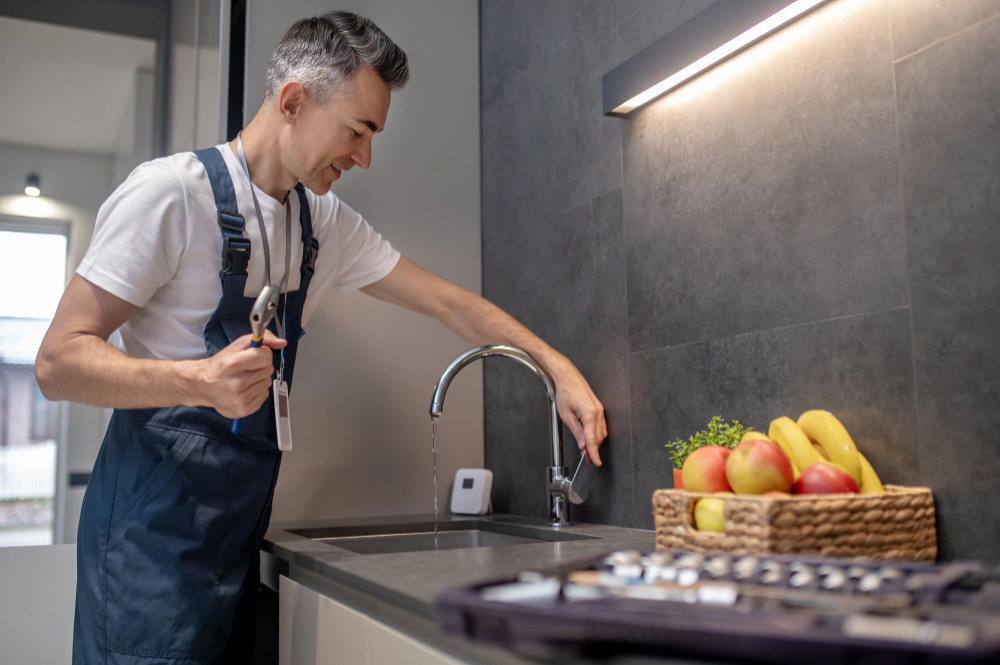 man-opening-faucet-looking-jet-water